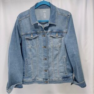 Sonoma Woman's Ladies Faded Blue Jean Jacket XL